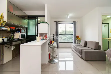 Kitnet com 1 Quarto à venda, 33m² no Cidade Monções, São Paulo