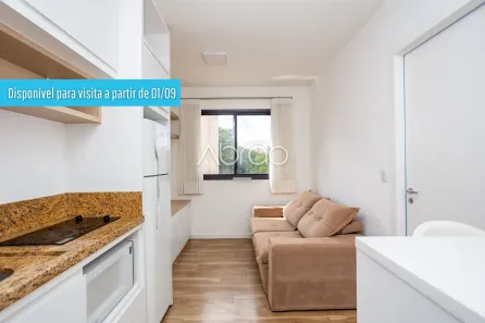 Apartamento com 1 Quarto para alugar, 26m² no Mercês, Curitiba