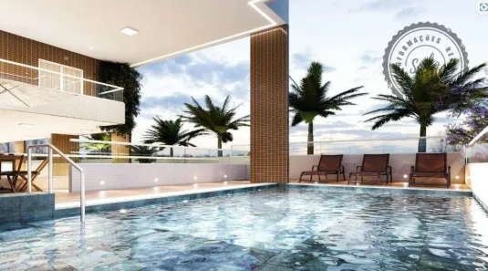 Apartamento com 1 Quarto à venda, 48m² no Guilhermina, Praia Grande