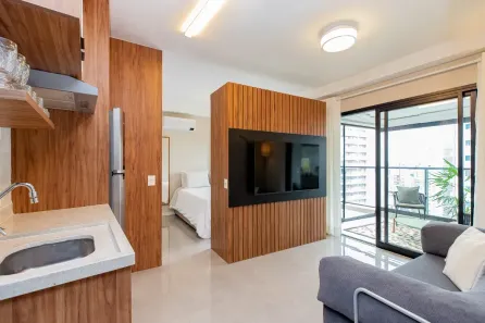 Apartamento com 1 Quarto à venda, 42m² no Indianópolis, São Paulo