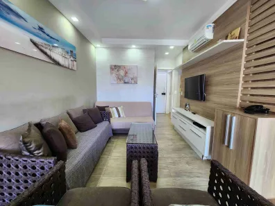 Apartamento com 2 Quartos para alugar, 65m² no Pitangueiras, Guarujá