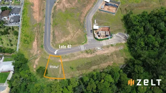 Lote/Terreno à venda, 572m² no Itoupava Norte, Blumenau