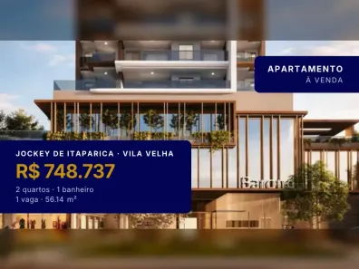 Apartamento com 2 Quartos à venda, 56m² no Jockey de Itaparica, Vila Velha