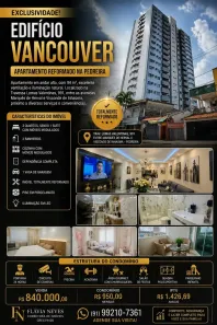 Apartamento com 3 Quartos à venda, 93m² no Pedreira, Belém