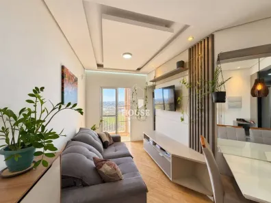 Apartamento com 2 Quartos para alugar, 46m² no Jardim Igaçaba, Mogi Guaçu