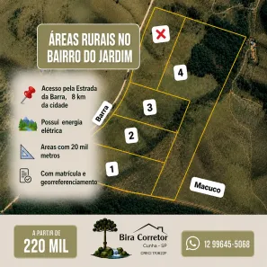 Fazenda/Sítio à venda, 20000m² no , Cunha
