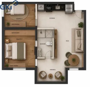 Apartamento com 1 Quarto à venda, 50m² no Pinheiros, São Paulo