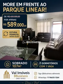 Sobrado com 2 Quartos à venda, 128m² no Olímpico, São Caetano do Sul