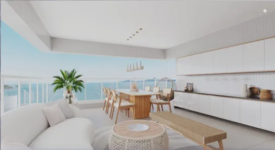 Apartamento com 3 Quartos à venda, 158m² no Embaré, Santos