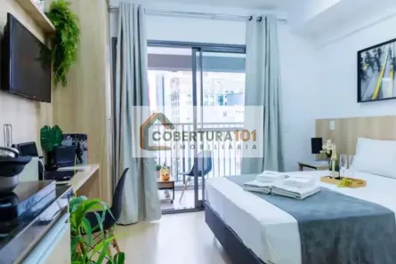 Apartamento com 1 Quarto para alugar, 25m² no Consolação, São Paulo