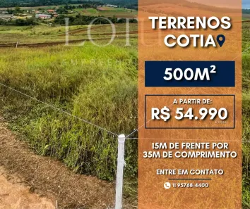 Lote/Terreno à venda, 500m² no Jardim da Luz, Embu das Artes
