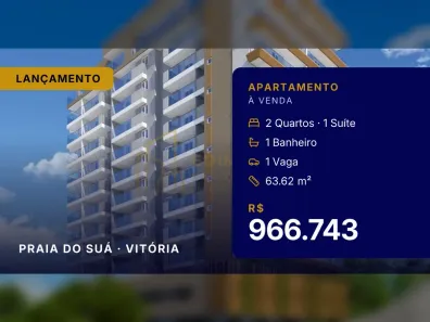 Apartamento com 2 Quartos à venda, 63m² no Praia do Suá, Vitória