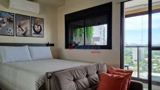 Apartamento com 1 Quarto para alugar, 31m² no Jardim das Acácias, São Paulo