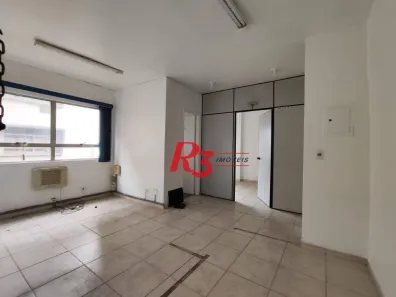 Sala Comercial para alugar, 35m² no Centro, Santos