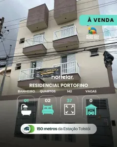 Apartamento com 2 Quartos à venda, 44m² no Vila Nova Pauliceia, São Paulo