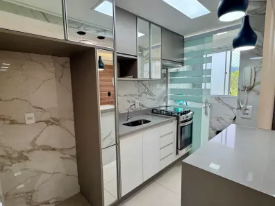 Apartamento com 2 Quartos para alugar, 48m² no Loteamento Mogilar, Mogi das Cruzes