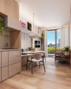 Apartamento com 1 Quarto à venda, 49m² no Alto da Glória, Curitiba