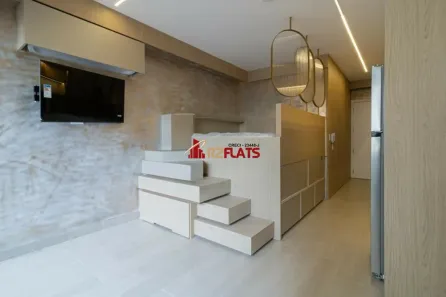 Apartamento com 1 Quarto para alugar, 33m² no Vila Nova Conceição, São Paulo