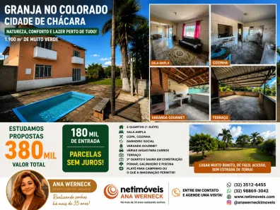 Fazenda/Sítio com 3 Quartos à venda, 200m² no , Chácara