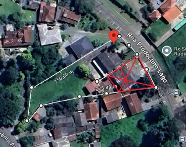 Lote/Terreno à venda, 1600m² no Taboão, Curitiba