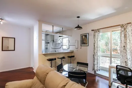 Apartamento com 1 Quarto para alugar, 56m² no Vila Nova Conceição, São Paulo