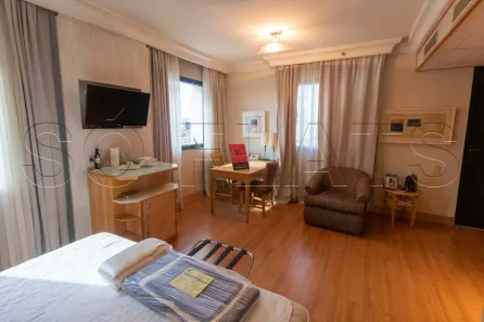 Flat com 1 Quarto para alugar, 30m² no Higienópolis, São Paulo