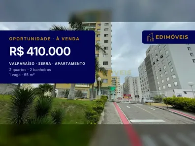 Apartamento com 2 Quartos à venda, 55m² no Valparaíso, Serra