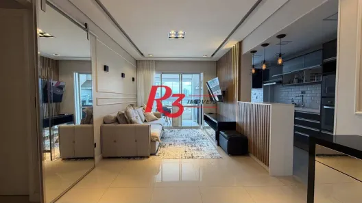 Apartamento com 2 Quartos para alugar, 78m² no Vila Belmiro, Santos