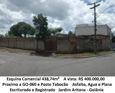 Lote/Terreno à venda, 438m² no Jardim Aritana, Goiânia