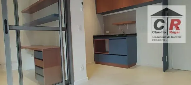 Apartamento com 1 Quarto para alugar, 24m² no Brooklin Paulista, São Paulo