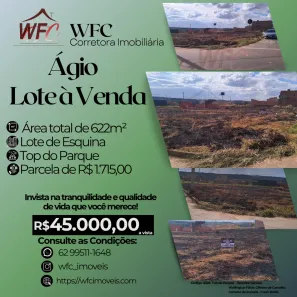 Lote/Terreno à venda, 622m² no Top do Parque, Senador Canedo