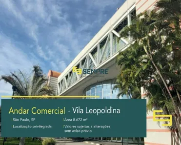 Sala Comercial para alugar, 8672m² no Jardim Humaitá, São Paulo
