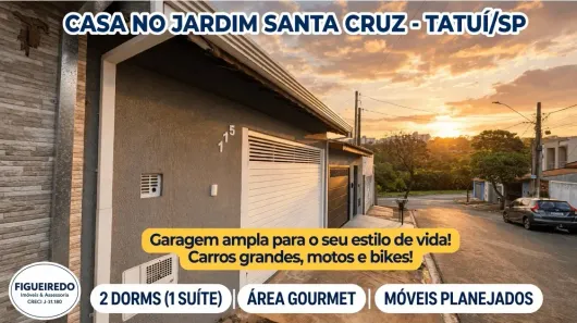 Casa com 2 Quartos à venda, 10m² no Jardim Residencial Santa Cruz, Tatuí