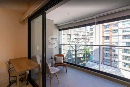 Apartamento com 1 Quarto para alugar, 30m² no Indianópolis, São Paulo