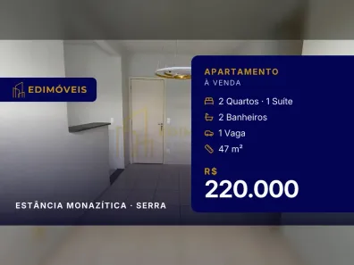 Apartamento com 2 Quartos à venda, 47m² no Estância Monazítica, Serra