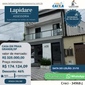 Apartamento com 2 Quartos à venda, 46m² no Melvi, Praia Grande