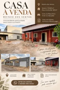 Casa com 3 Quartos à venda, 123m² no Moinho dos Ventos, Goiânia
