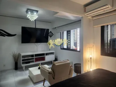 Flat com 1 Quarto para alugar, 35m² no Moema, São Paulo
