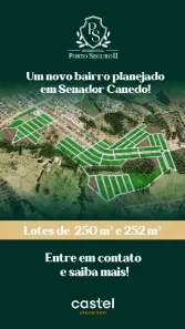 Lote/Terreno à venda, 250m² no Residencial Porto Seguro, Senador Canedo