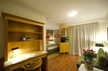 Flat com 1 Quarto à venda, 30m² no Indianópolis, São Paulo