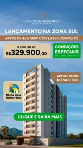 Apartamento com 2 Quartos à venda, 46m² no Jardim Portugal, São José dos Campos