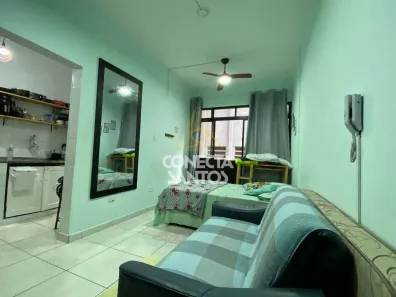 Kitnet com 1 Quarto à venda, 30m² no Itararé, São Vicente