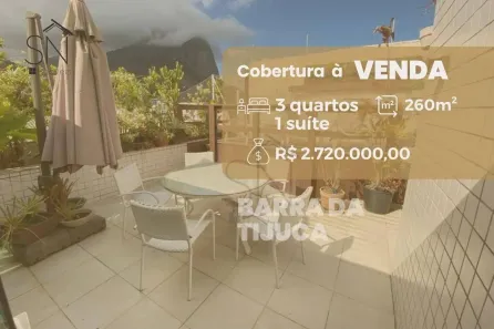Cobertura com 3 Quartos à venda, 260m² no Barra da Tijuca, Rio de Janeiro