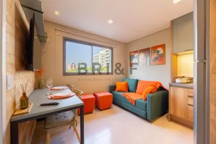 Apartamento com 1 Quarto para alugar, 40m² no Chácara Santo Antônio (Zona Sul), São Paulo
