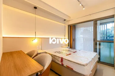 Apartamento com 1 Quarto para alugar, 26m² no Mirandópolis, São Paulo