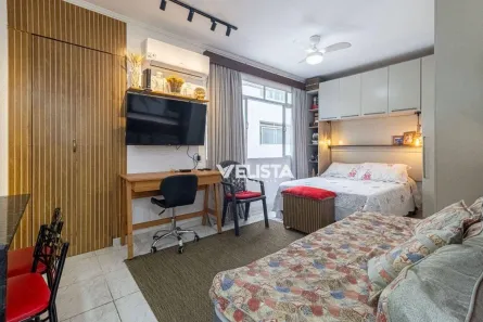Apartamento com 1 Quarto à venda, 34m² no Gonzaga, Santos