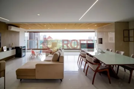Apartamento com 3 Quartos para alugar, 146m² no Brooklin Novo, São Paulo