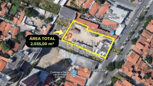 Lote/Terreno à venda, 2035m² no Papicu, Fortaleza