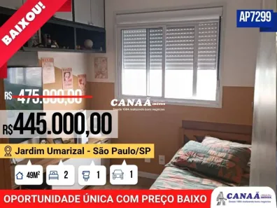 Apartamento com 2 Quartos à venda, 49m² no Jardim Umarizal, São Paulo