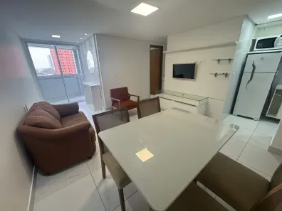 Flat com 1 Quarto para alugar, 32m² no Miramar, João Pessoa